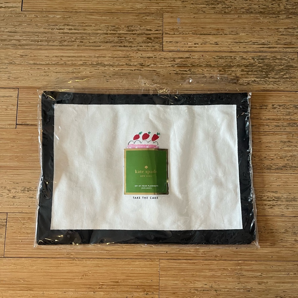 Kate Spade Black and White Placemat